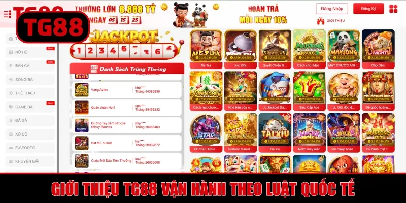 Giới thiệu TG88 vận hành theo luật quốc tế
